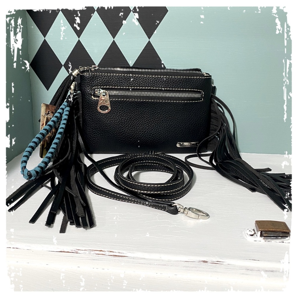 Montana West Crossbody/Clutch Purse Southwestern Design Aztec - Picture 4 of 10